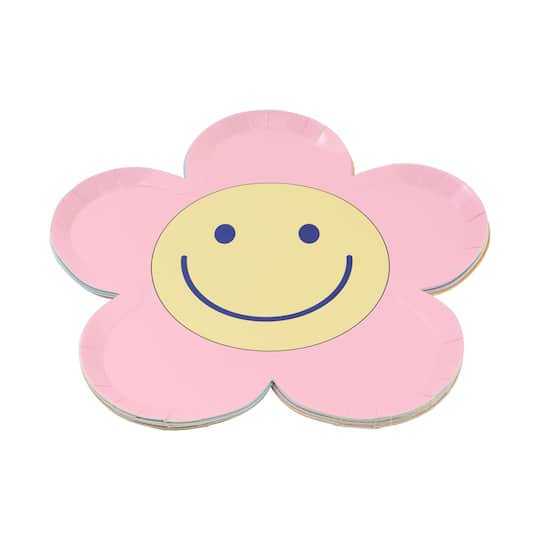 7" Smiling Flower Dinner Plates, 8ct. by Celebrate It™